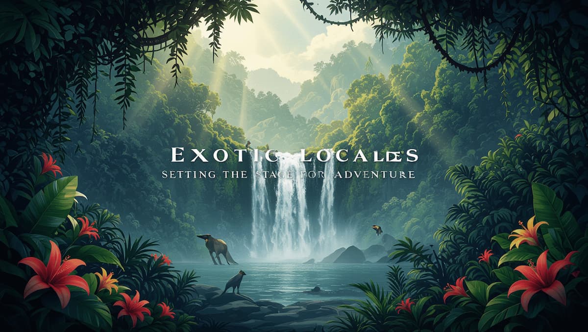 exotic locales setting the stage for adventure